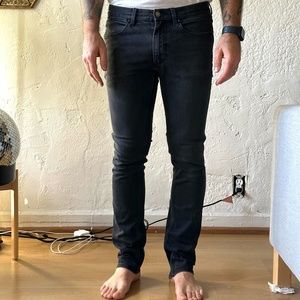 ACNE Studios Men's Washed Black Jeans Size 32/34